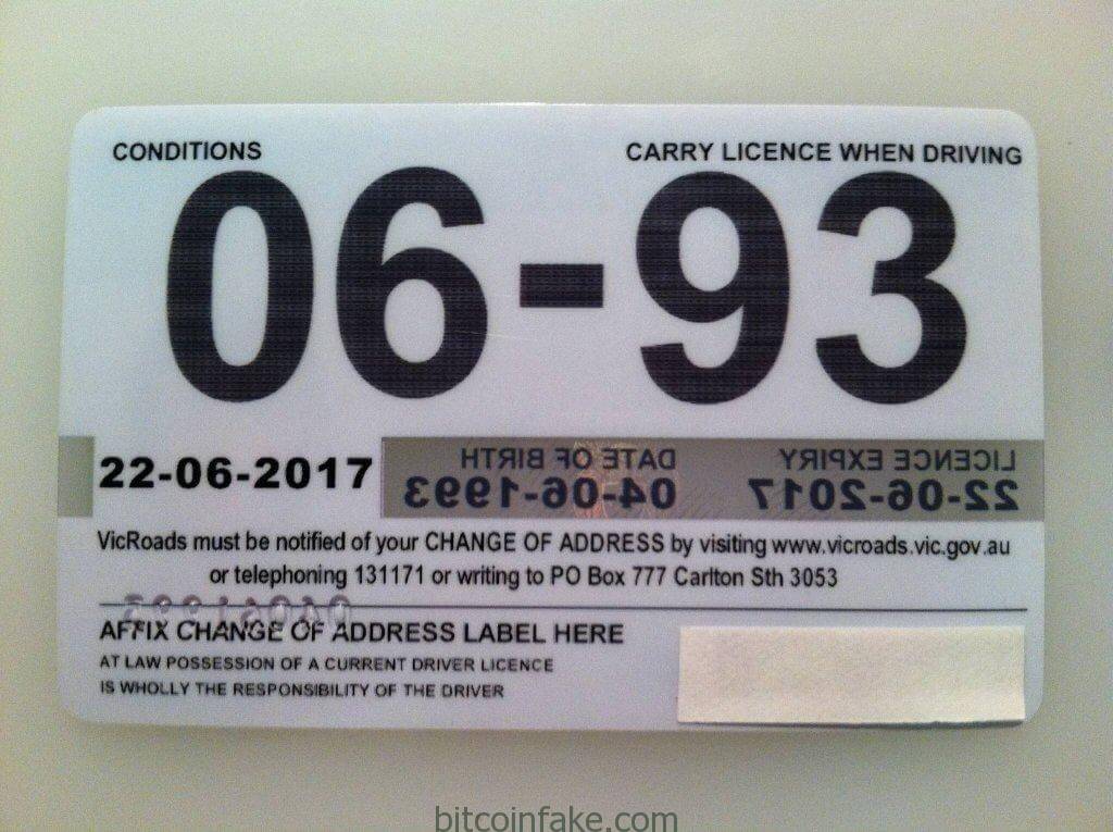 fake nsw drivers licence