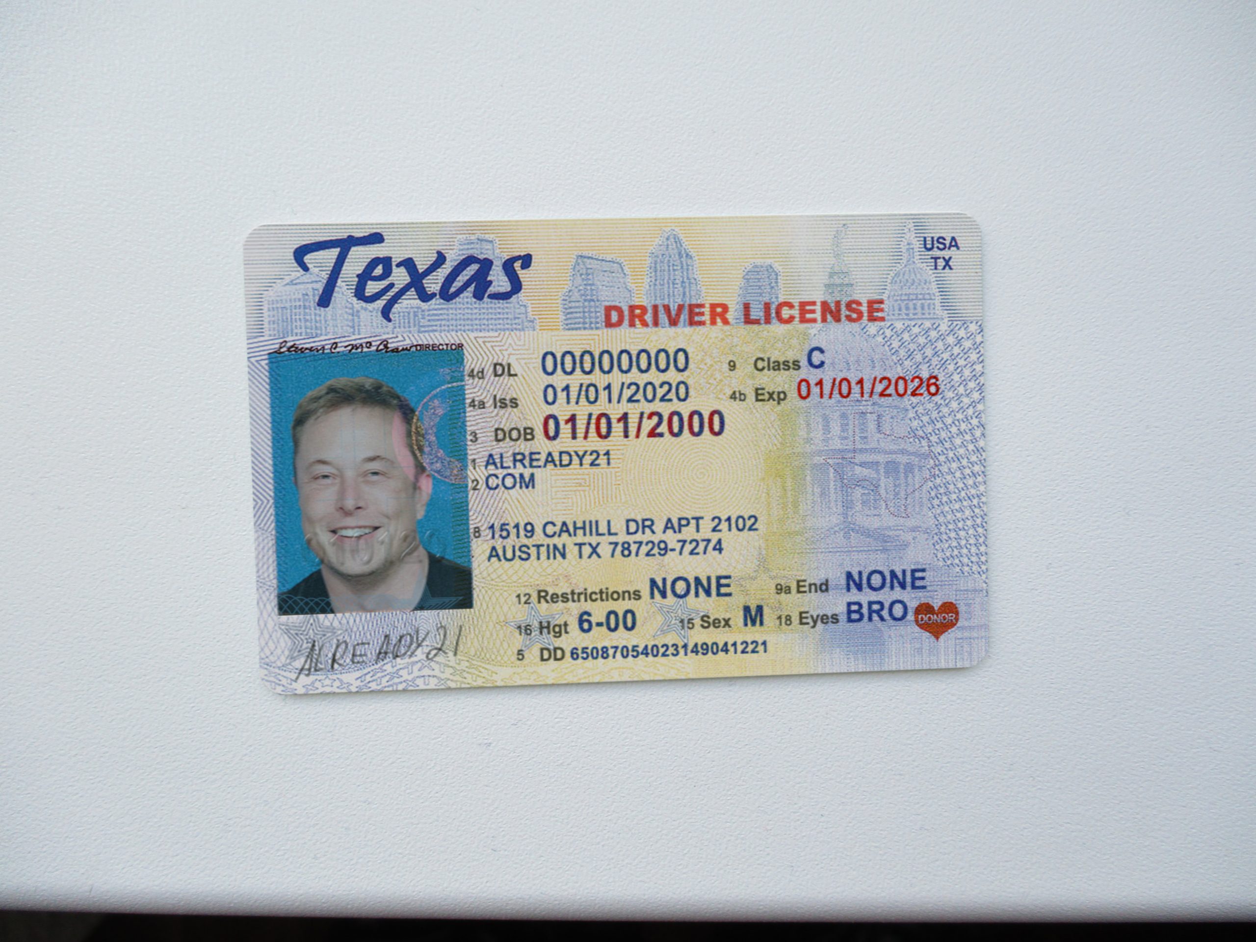 🆔🔥Texas ID Throughout Texas Id Card Template